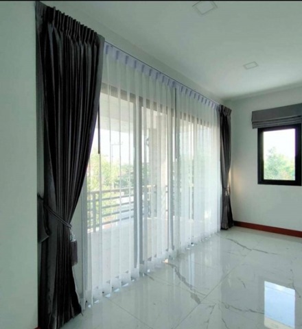 ติดตั้งม่านจีบคลองหลวง